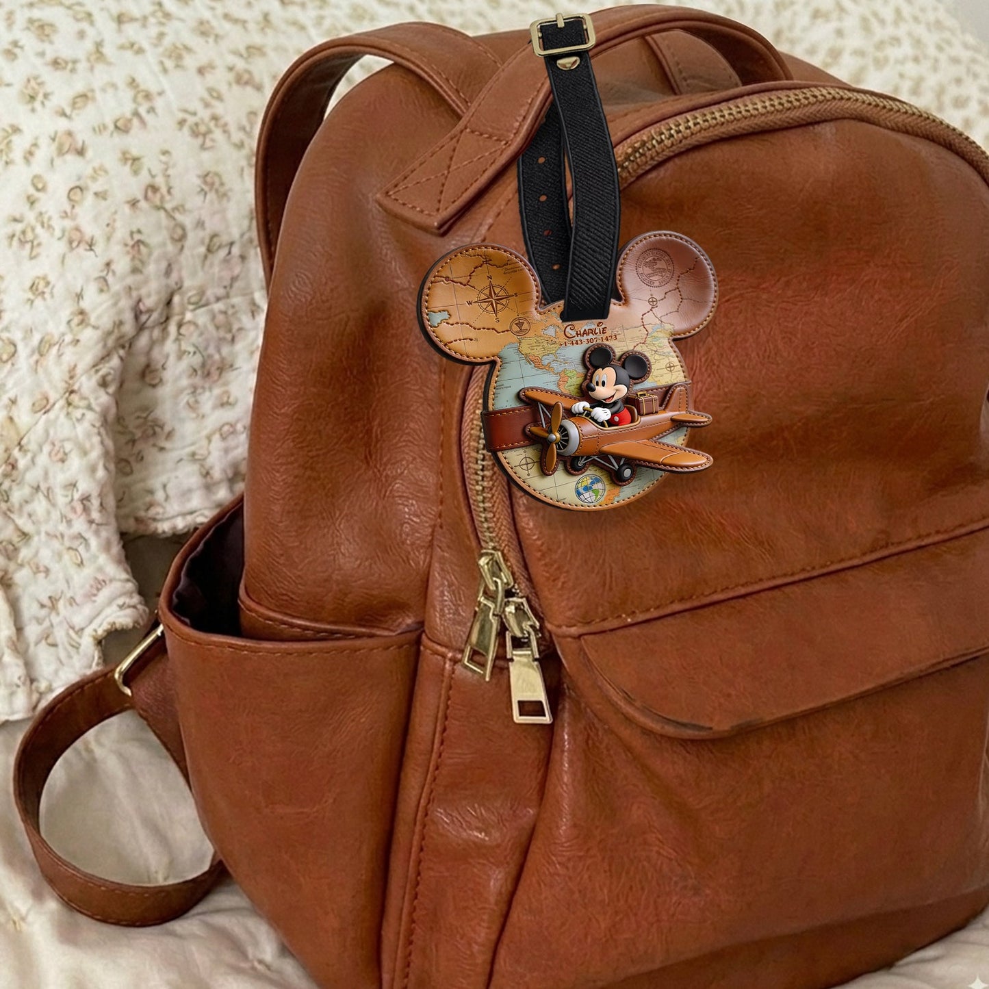 Magical Trip - Personalized Mouse Luggage Tag