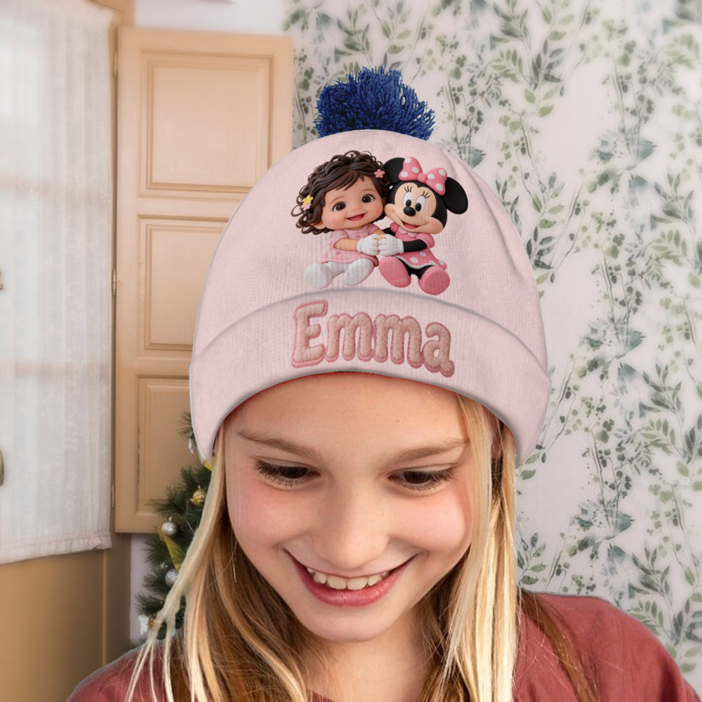Any Photo, Any Character - Gift For Kids - Personalized Kid Beanie Hat