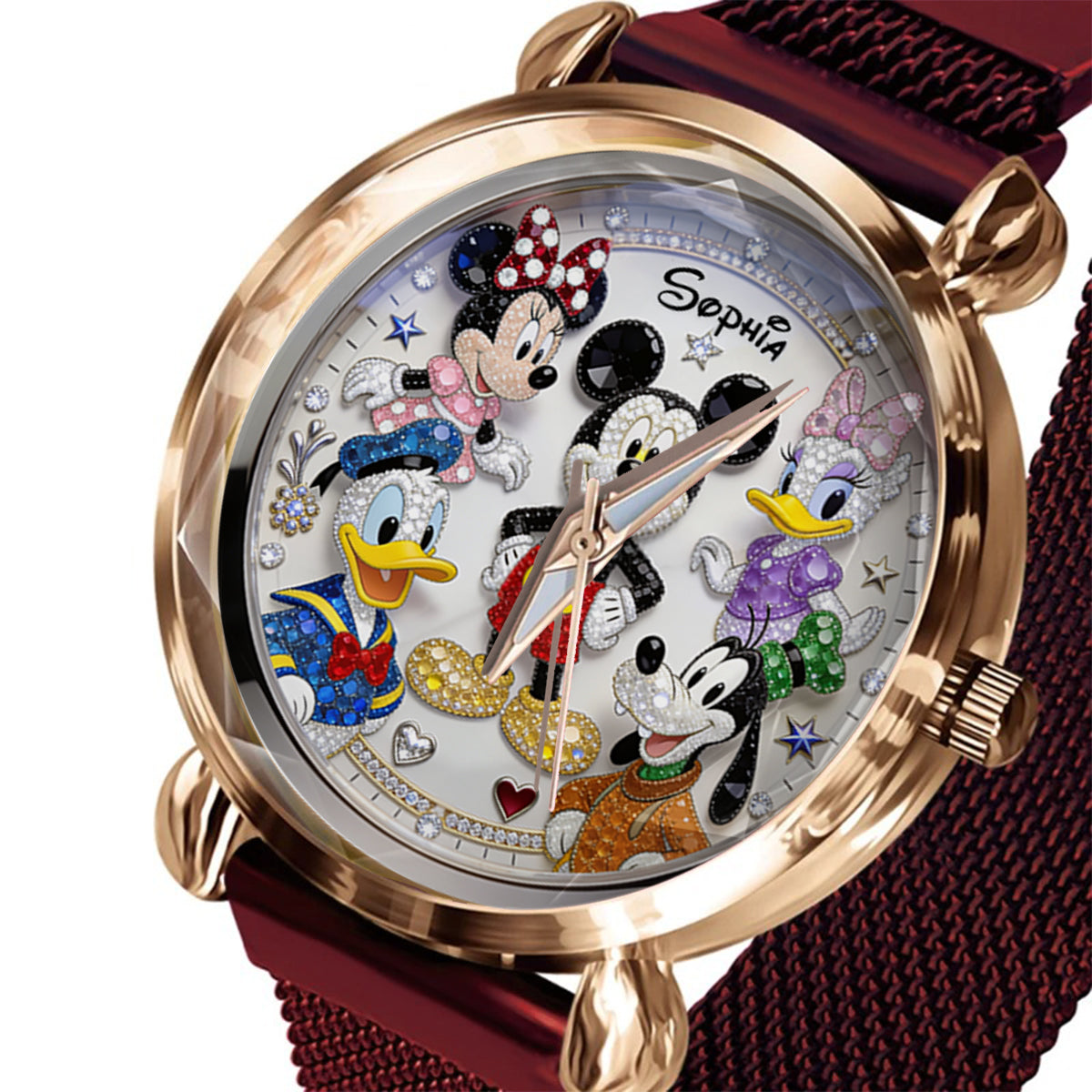 Magic Hours - Personalized Mouse Women Hand Watch