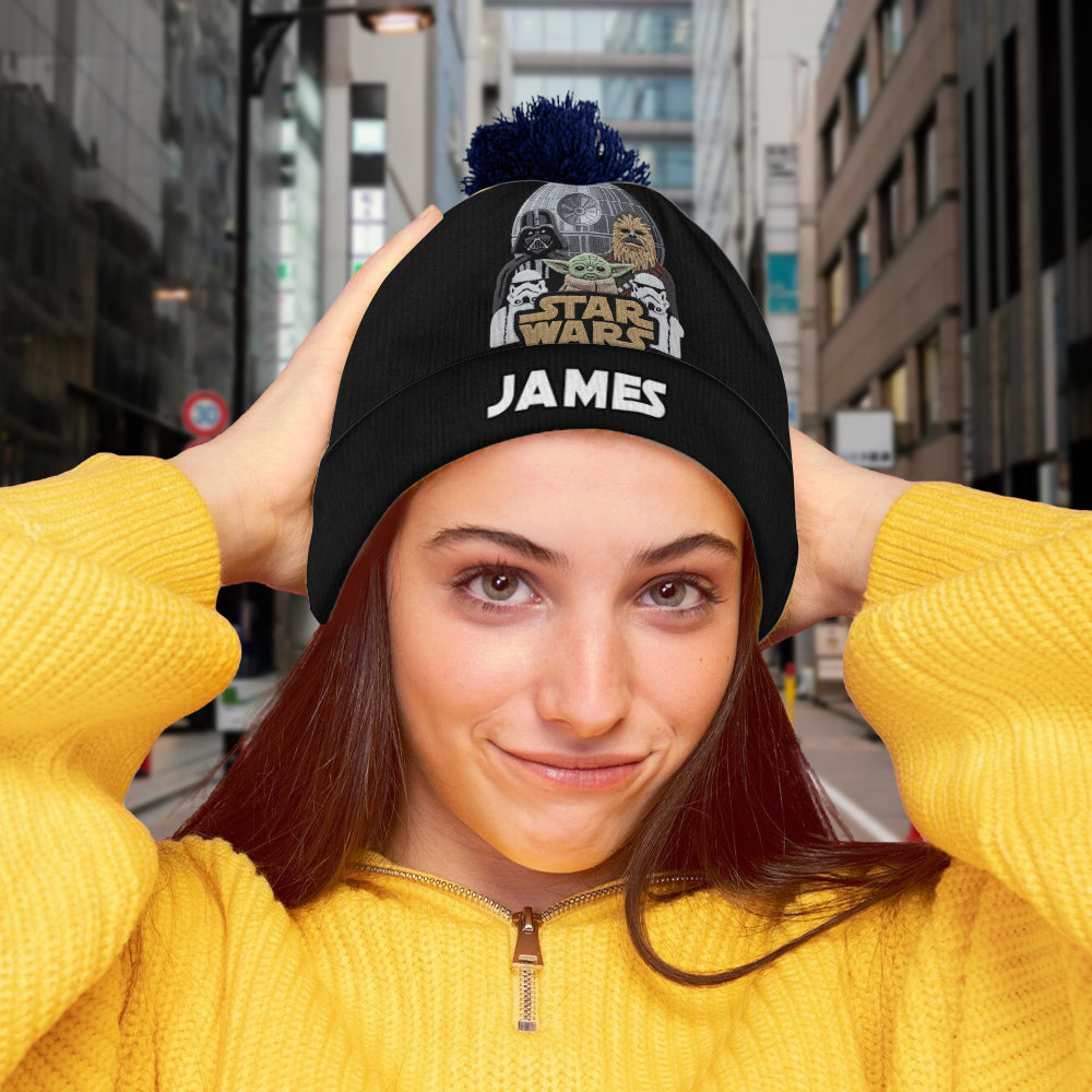 Join The Dark Side - Personalized The Force Beanie Hat