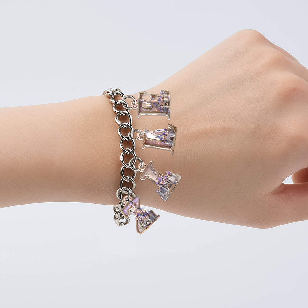 Magical Castle - Personalized Mouse Bracelet With Charms