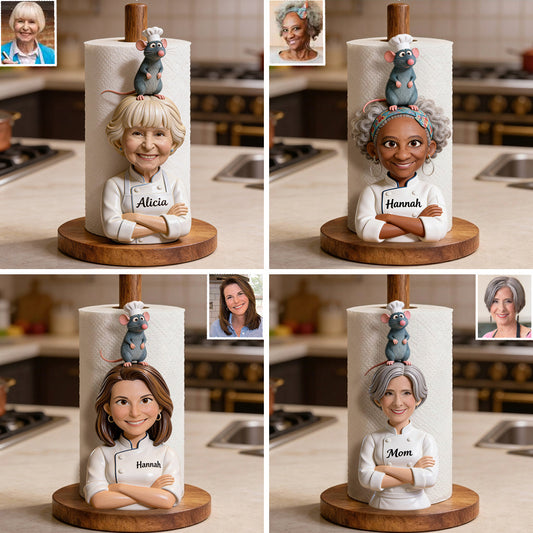 Love Cooking - Personalized Cooking Paper Towel Stand