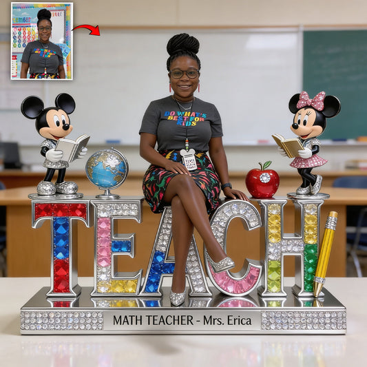 Custom Any Photo - Personalized Teacher Custom Shaped Acrylic Plaque