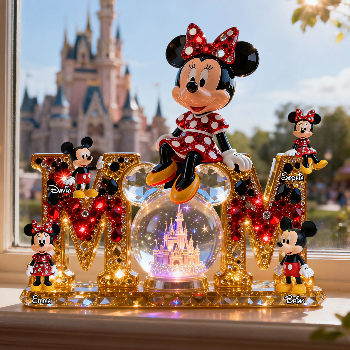 Magical Mom - Personalized Mouse Custom Shaped Acrylic Plaque