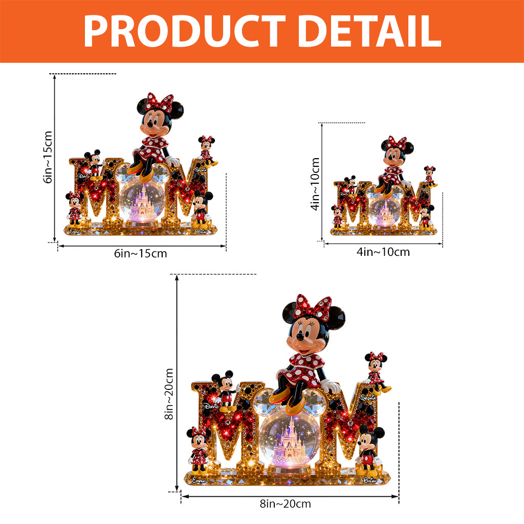 Magical Mom - Personalized Mouse Custom Shaped Acrylic Plaque