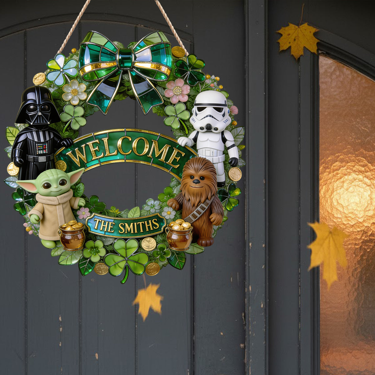 Welcome - Personalized The Force LED Light Acrylic Sign