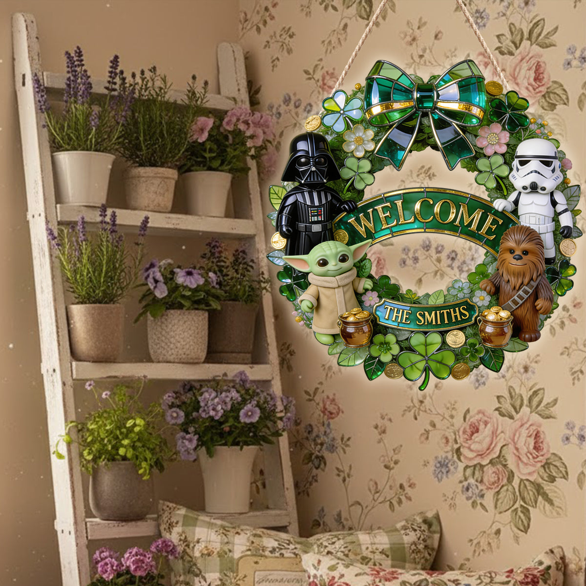 Welcome - Personalized The Force LED Light Acrylic Sign