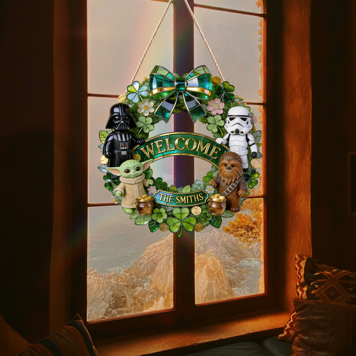 Welcome - Personalized The Force LED Light Acrylic Sign