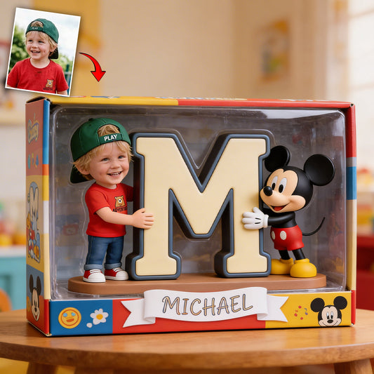 Custom Character, Alphabet Letter - Personalized Mouse Custom Shaped Acrylic Plaque