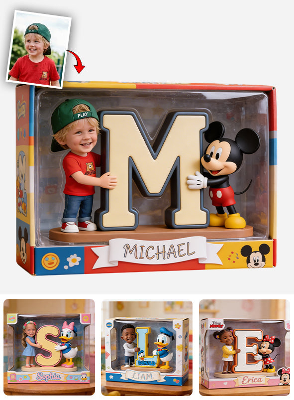 Custom Character, Alphabet Letter - Personalized Mouse Custom Shaped Acrylic Plaque