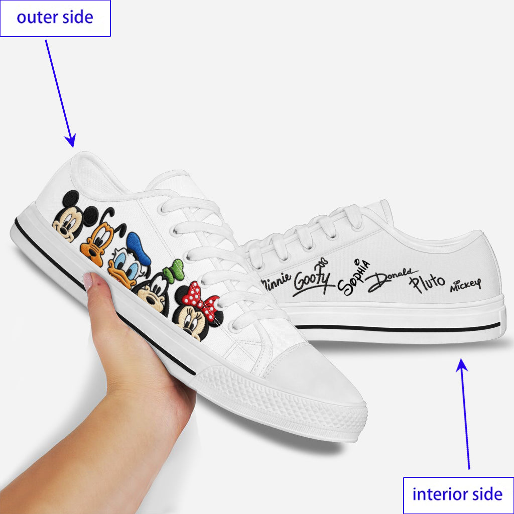 Friends - Personalized Mouse Low Top Shoes