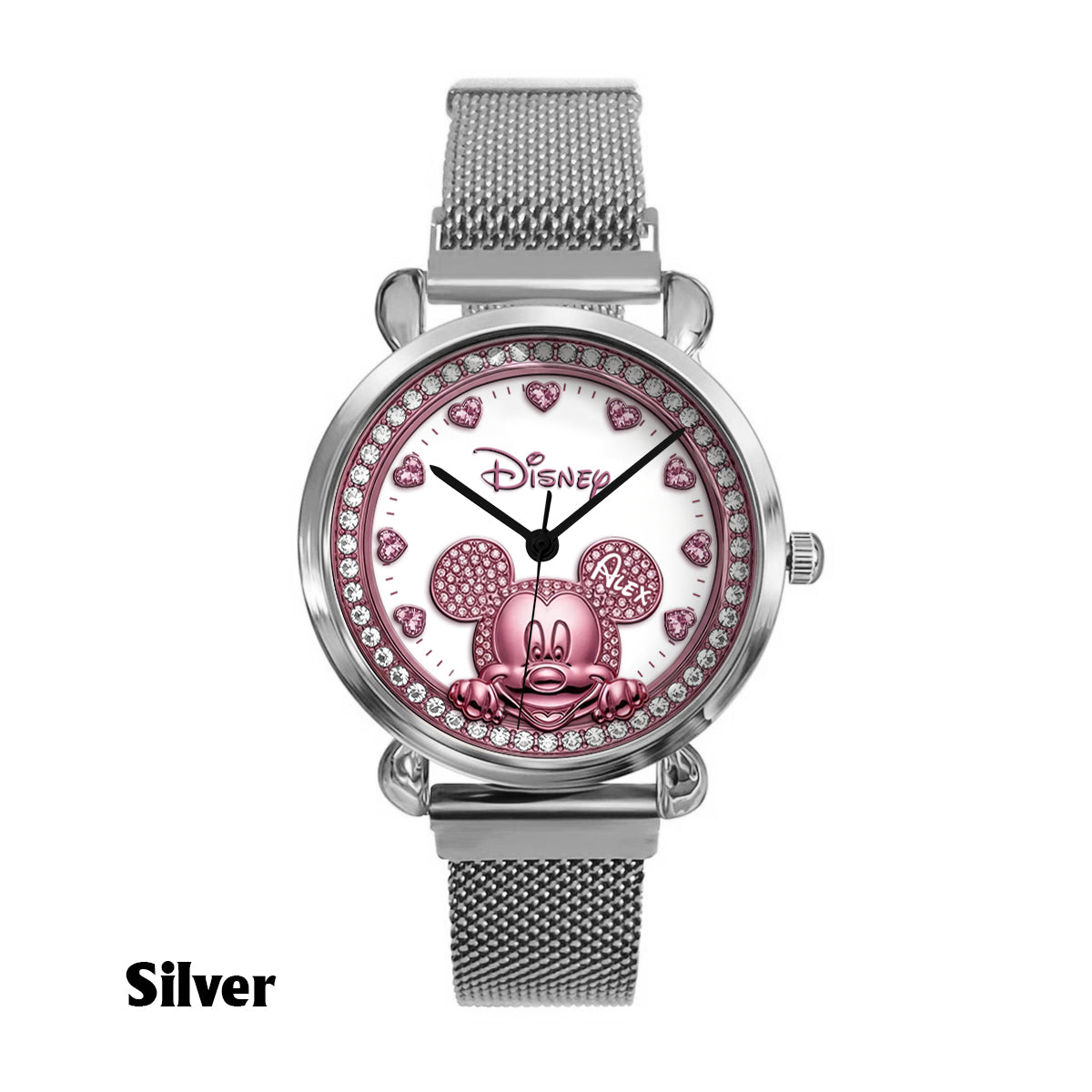 Peeking Mouse Ears - Personalized Mouse Women Hand Watch