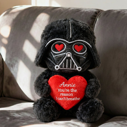 You're The Reason I Can't Breathe - Personalized The Force Faux Fur Shaped Pillow