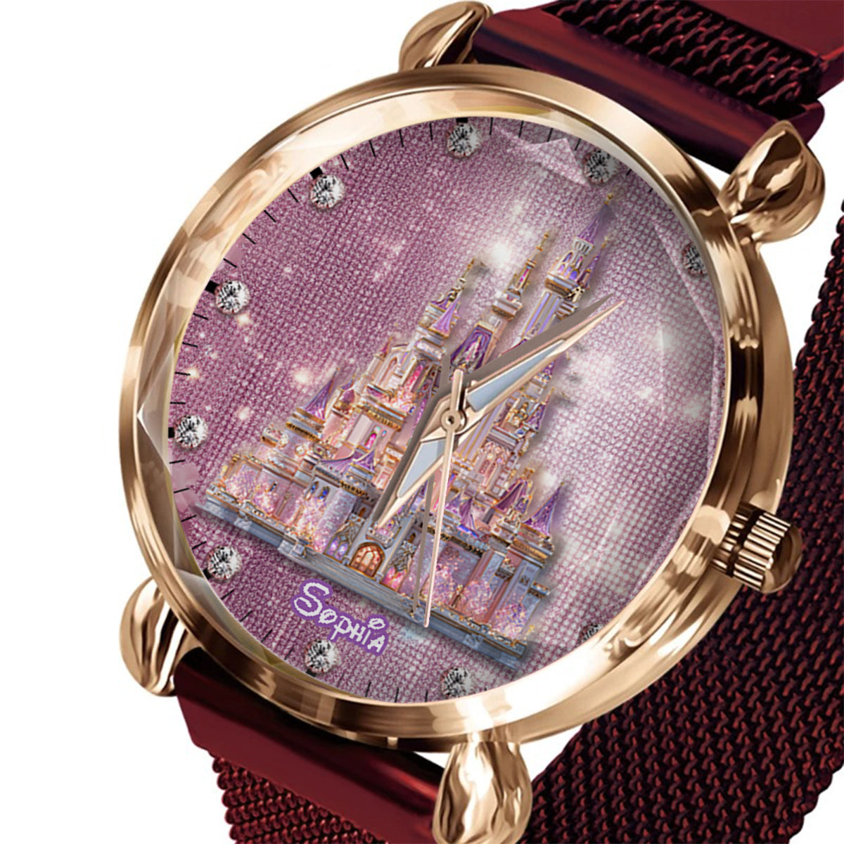 Magic Castle - Personalized Mouse Women Hand Watch