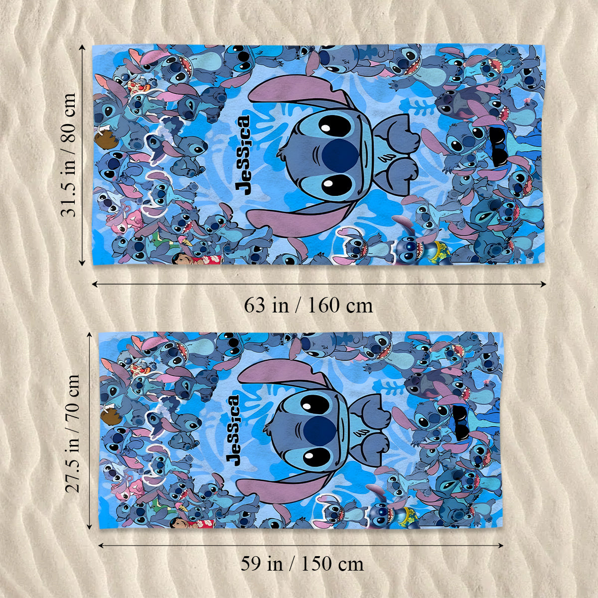 Summer Is Calling - Personalized Ohana Quick-dry Beach Towel/ Bath Towel