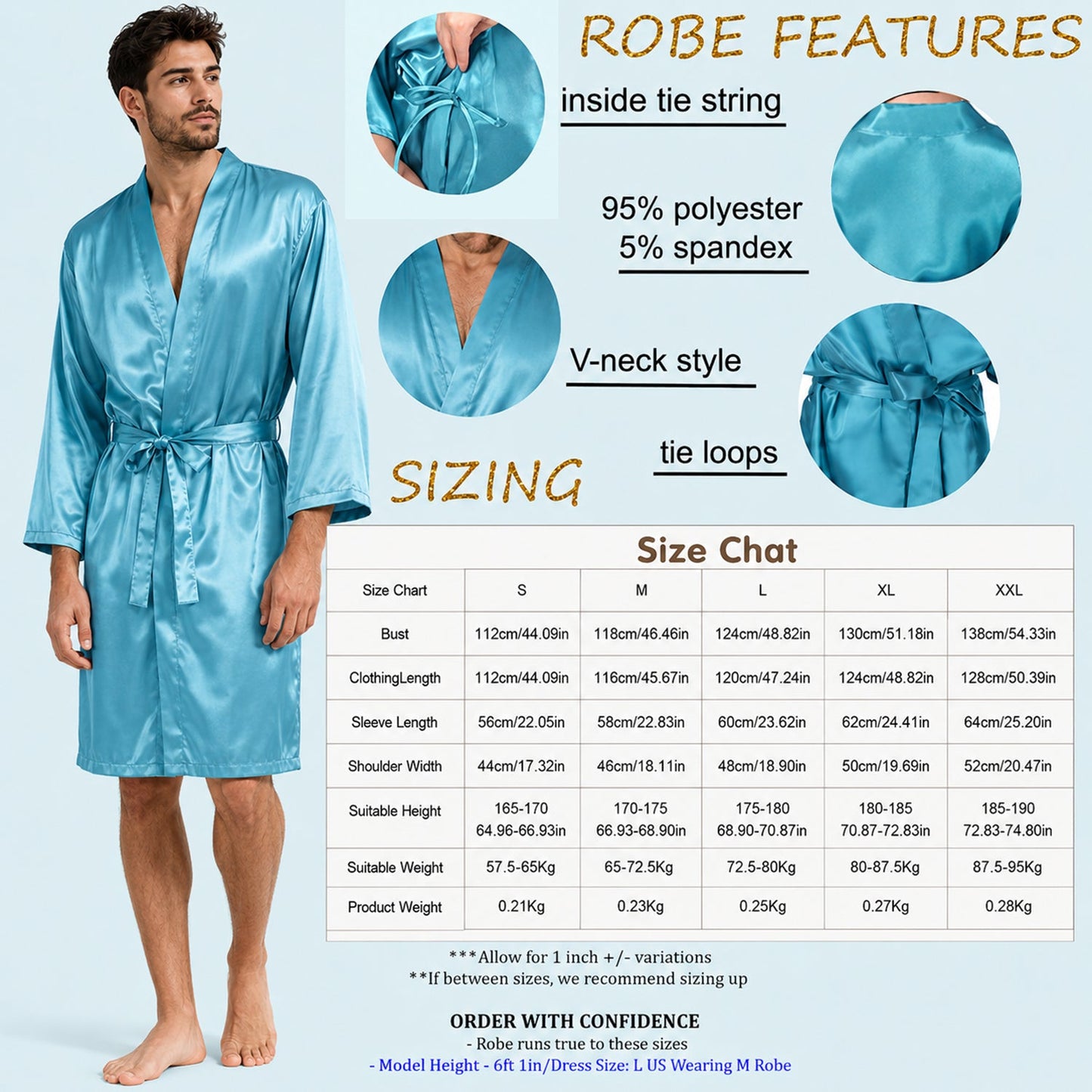 Strong With Herb - Personalized The Force Satin Robe