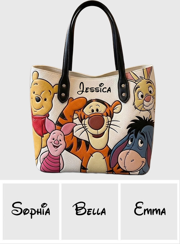 Friends - Personalized Yellow Bear Tote Bag