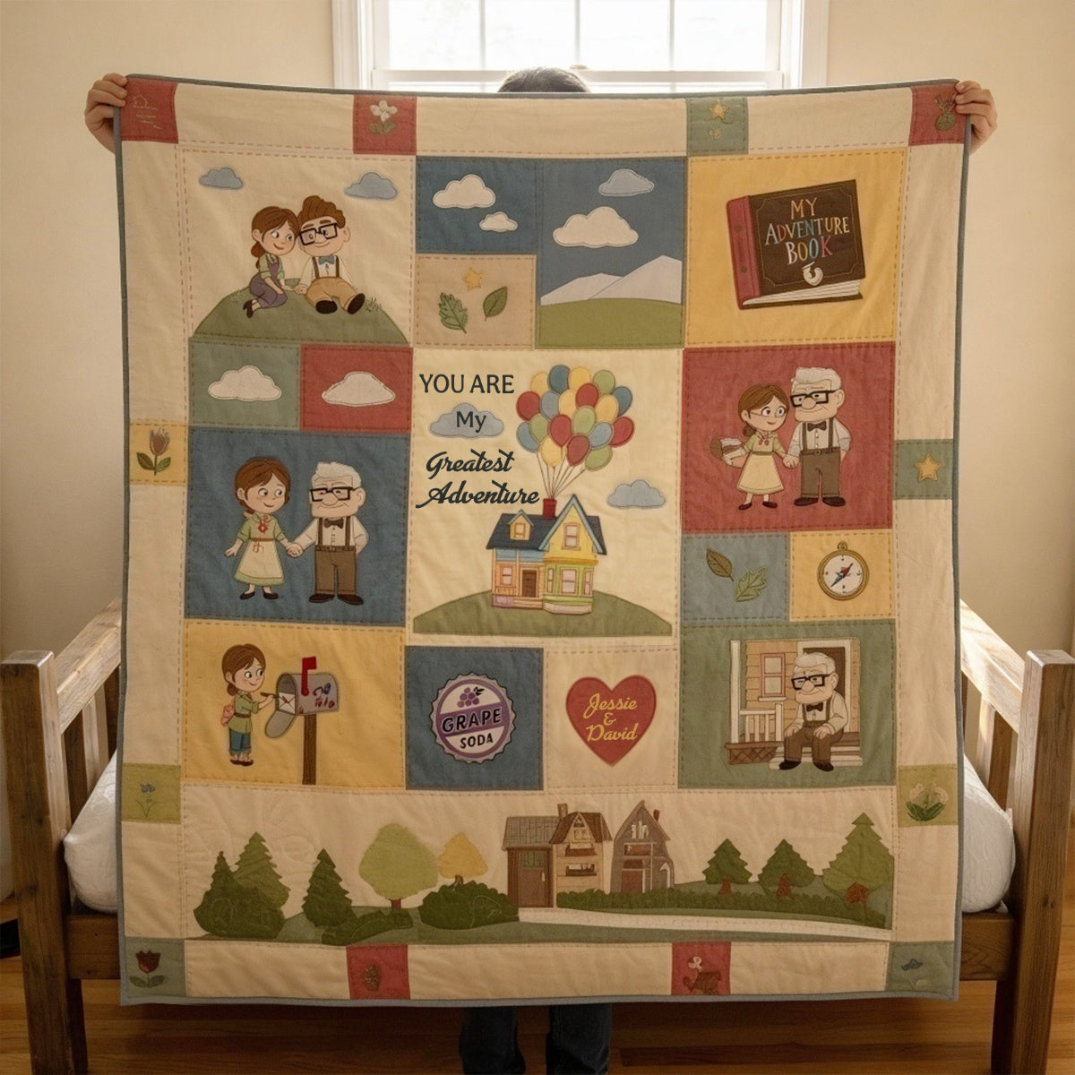 You Are My Greatest Adventure - Personalized Couple Blanket