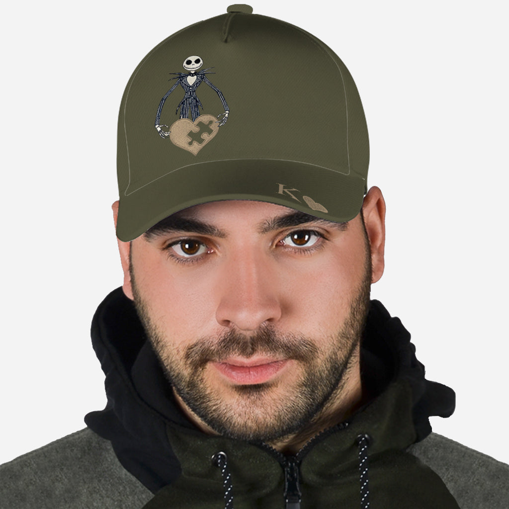 You're Missing Piece Matching Cap Nightmare Couple - Personalized Nightmare Classic Cap