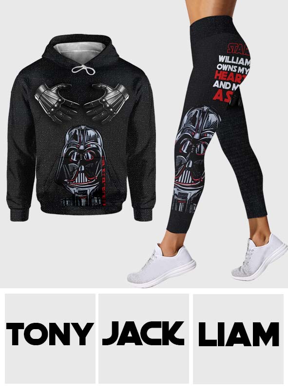 Owns My Heart - Personalized The Force Hoodie and Leggings