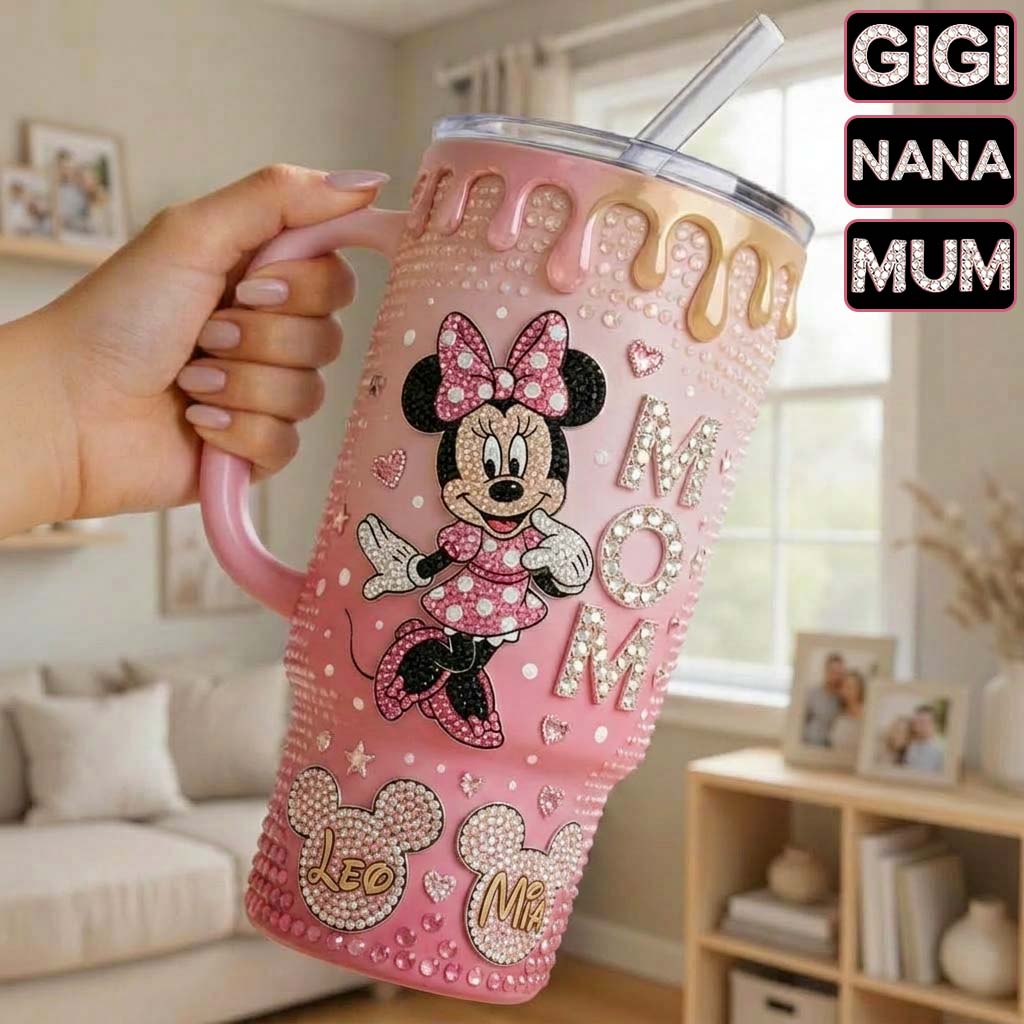 Mouse Mama - Personalized Mouse Tumbler With Handle