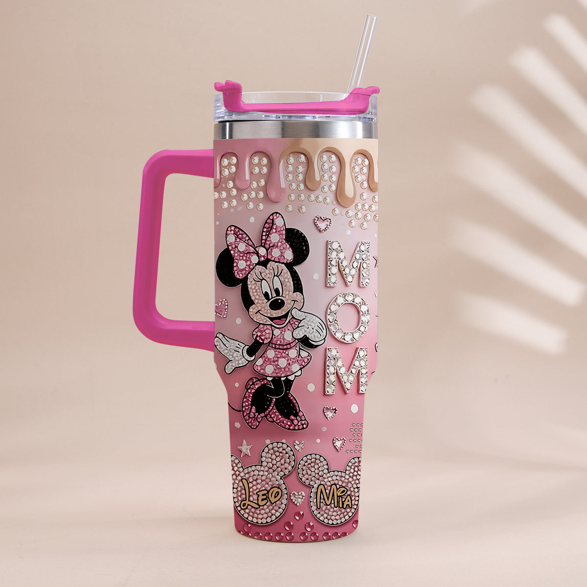 Mouse Mama - Personalized Mouse Tumbler With Handle