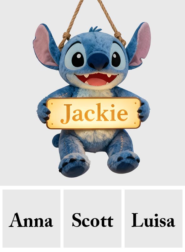 Magical Name Sign Room - Personalized Ohana LED Light Acrylic Sign