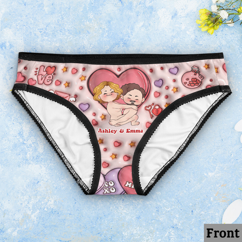 Get Your WIlly Ready - Personalized Couple Women Briefs & Men Boxer Briefs