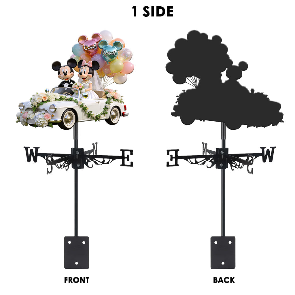 You & Me We Got This - Personalized Mouse Weather Vane