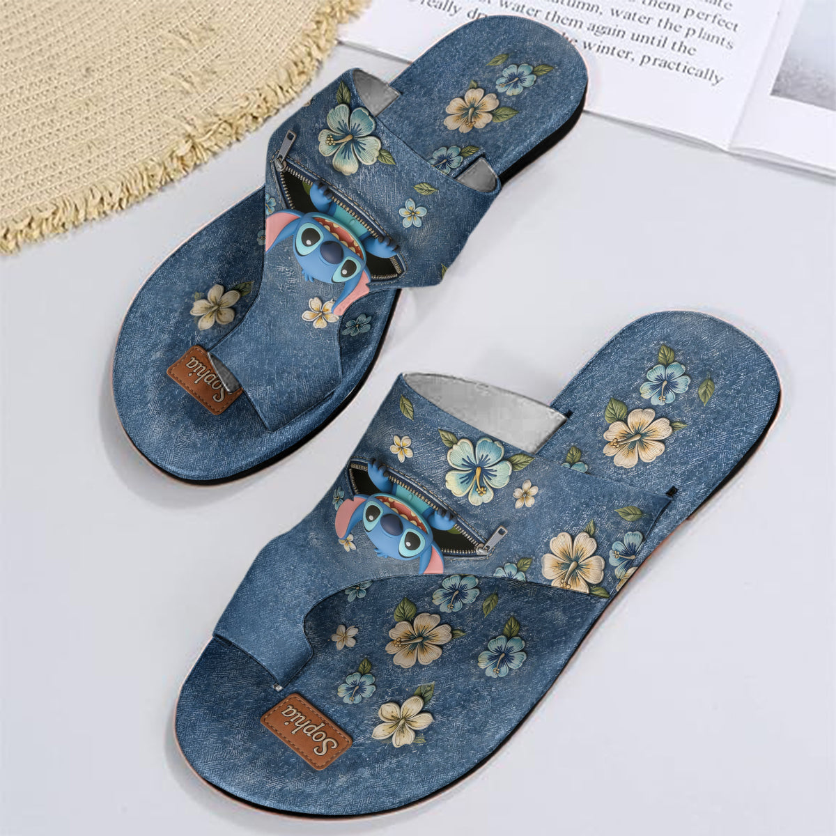 Ohana Means Family - Personalized Ohana Open Toe Sandals