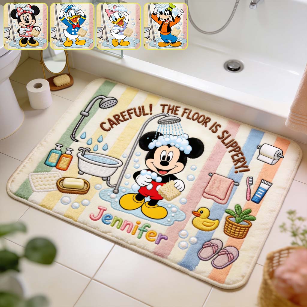 Becarefull - Personalized Mouse Non-Slip Tufted Rug