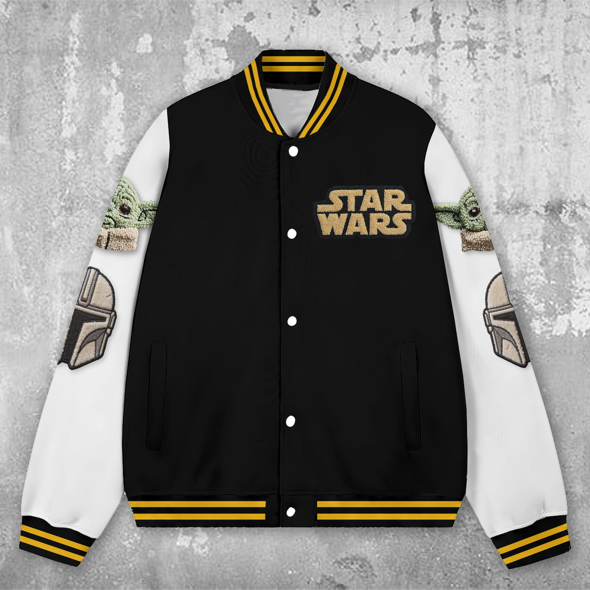 This Is The Way - Personalized The Force Varsity Jacket
