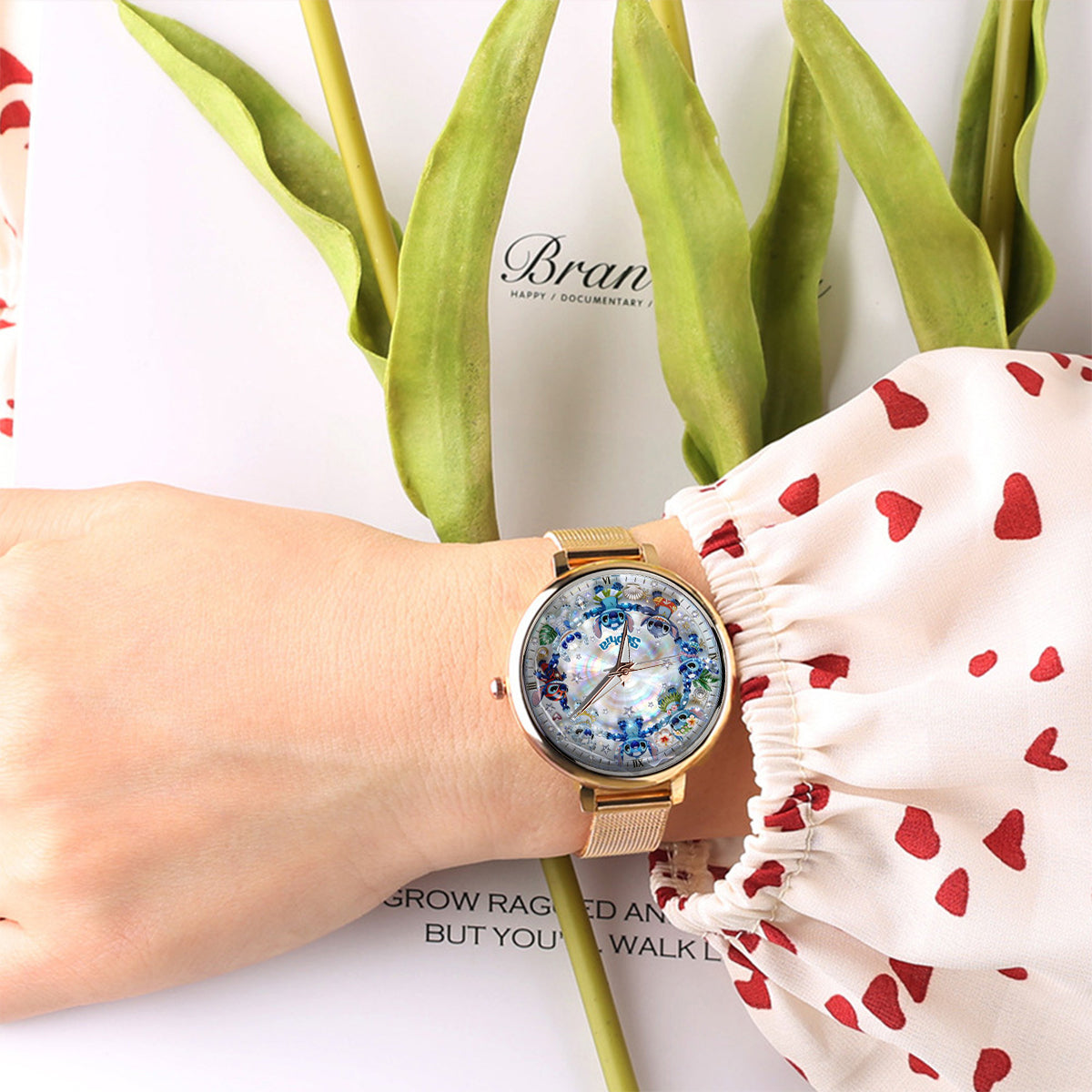 Ohana Means Family - Personalized Ohana Women Hand Watch