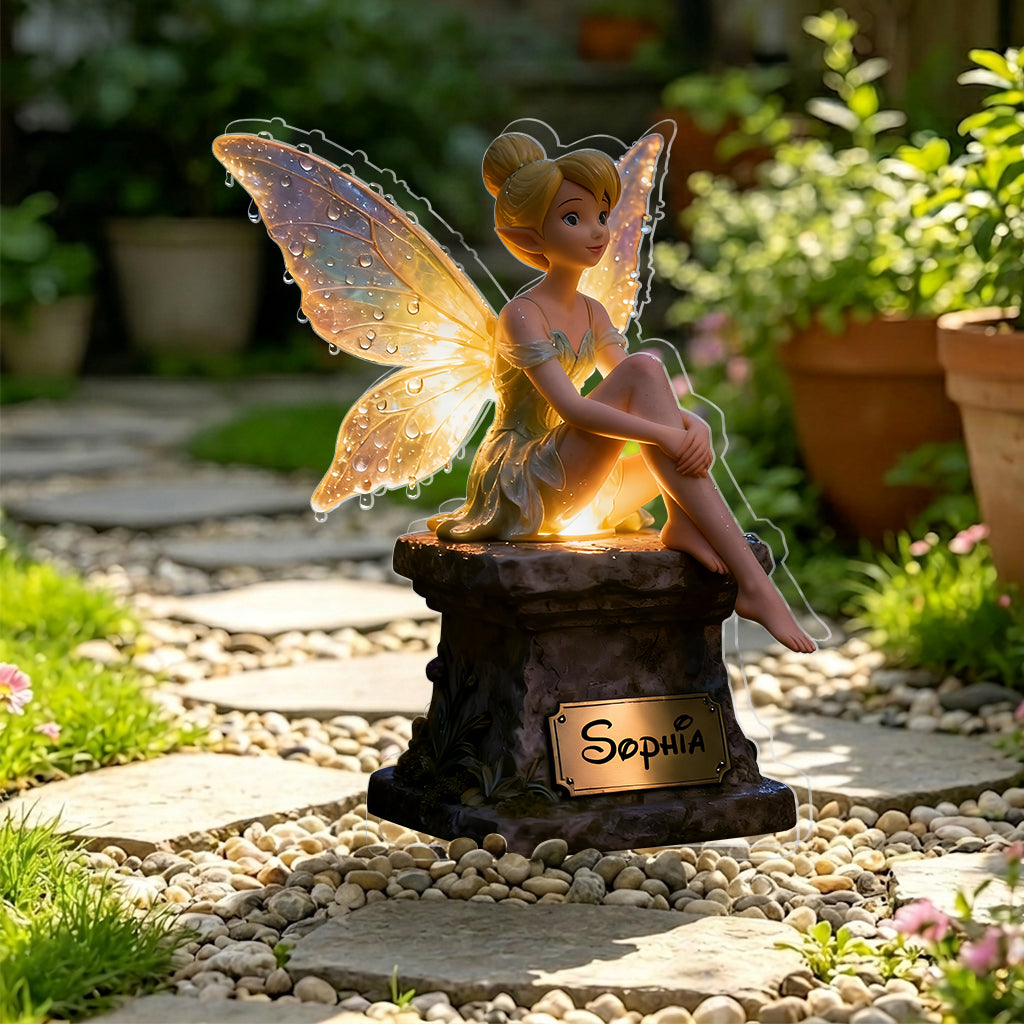 Magical Light - Personalized Flying Fairy Solar Acrylic Light