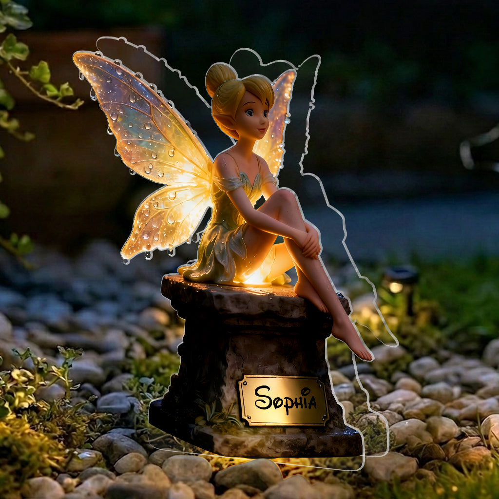 Magical Light - Personalized Flying Fairy Solar Acrylic Light