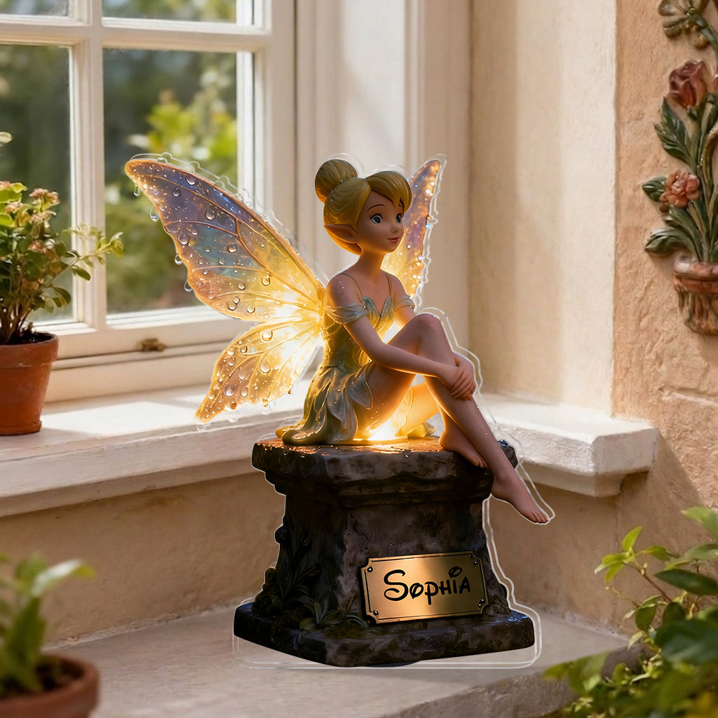 Magical Light - Personalized Flying Fairy Solar Acrylic Light