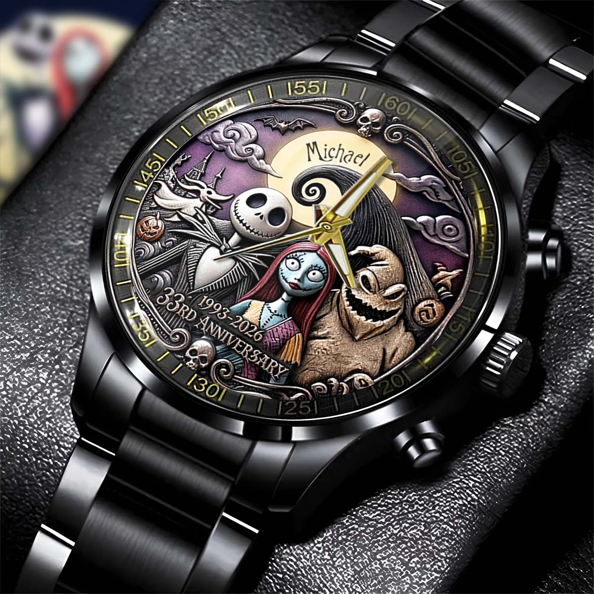 33rd Anniversary - Personalized Nightmare Hand Watch