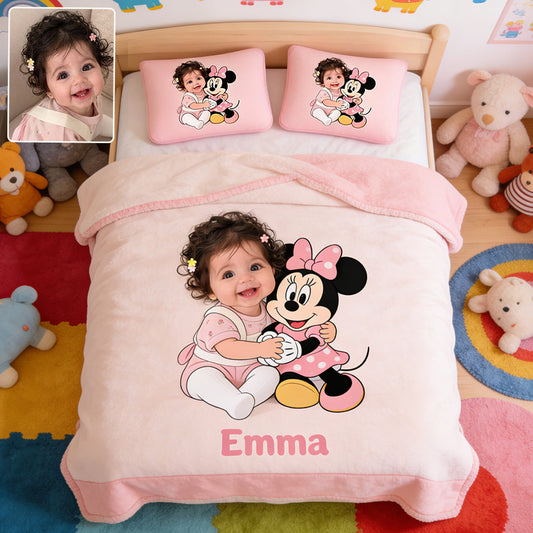 Magical Friends - Personalized Mouse Bedding Set