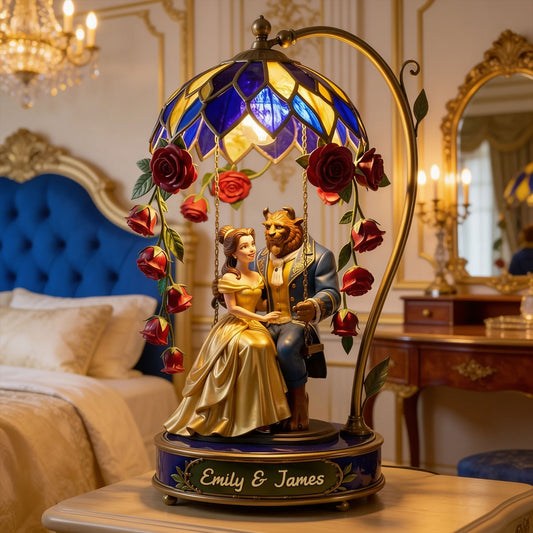 Tale As Old As Time - Personalized Beauty And The Beast Acrylic LED Night Light