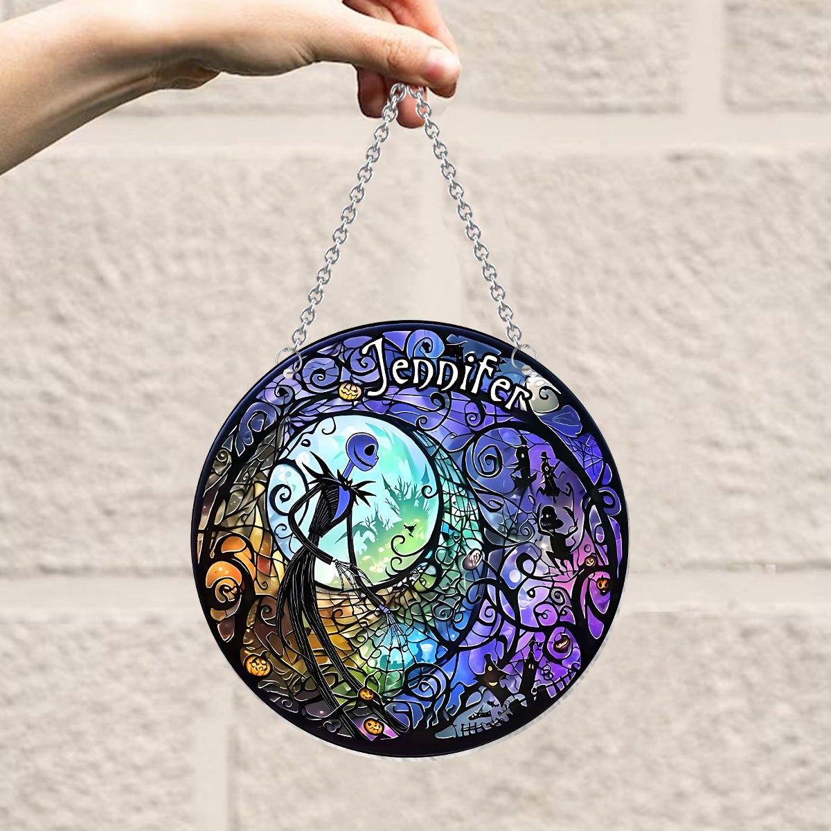 Nightmare - Personalized Nightmare Window Hanging Suncatcher Ornament