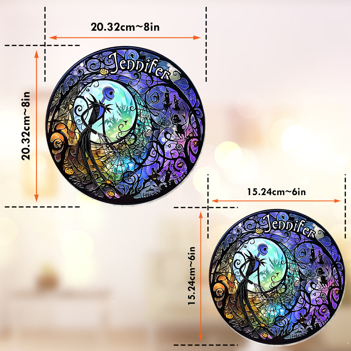 Nightmare - Personalized Nightmare Window Hanging Suncatcher Ornament