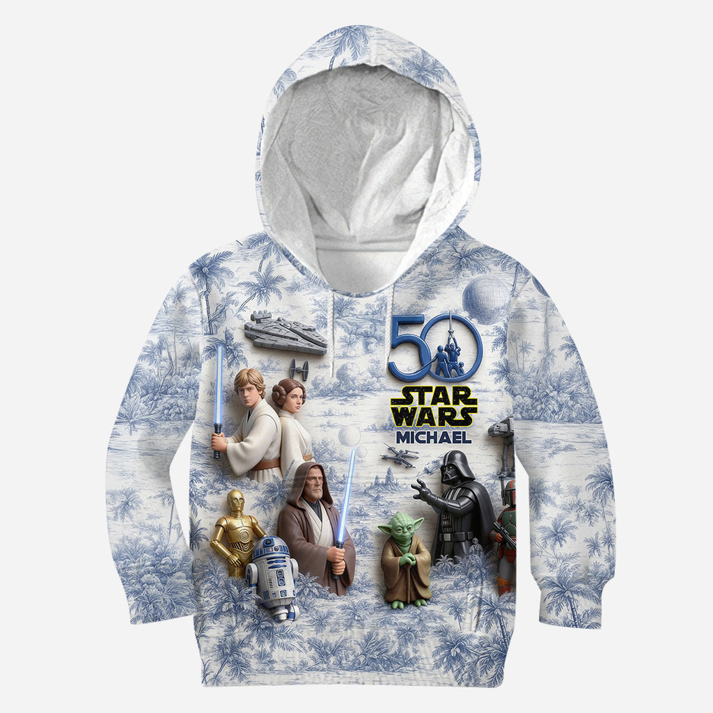 50 Years Celebration - Personalized The Force All Over Shirt
