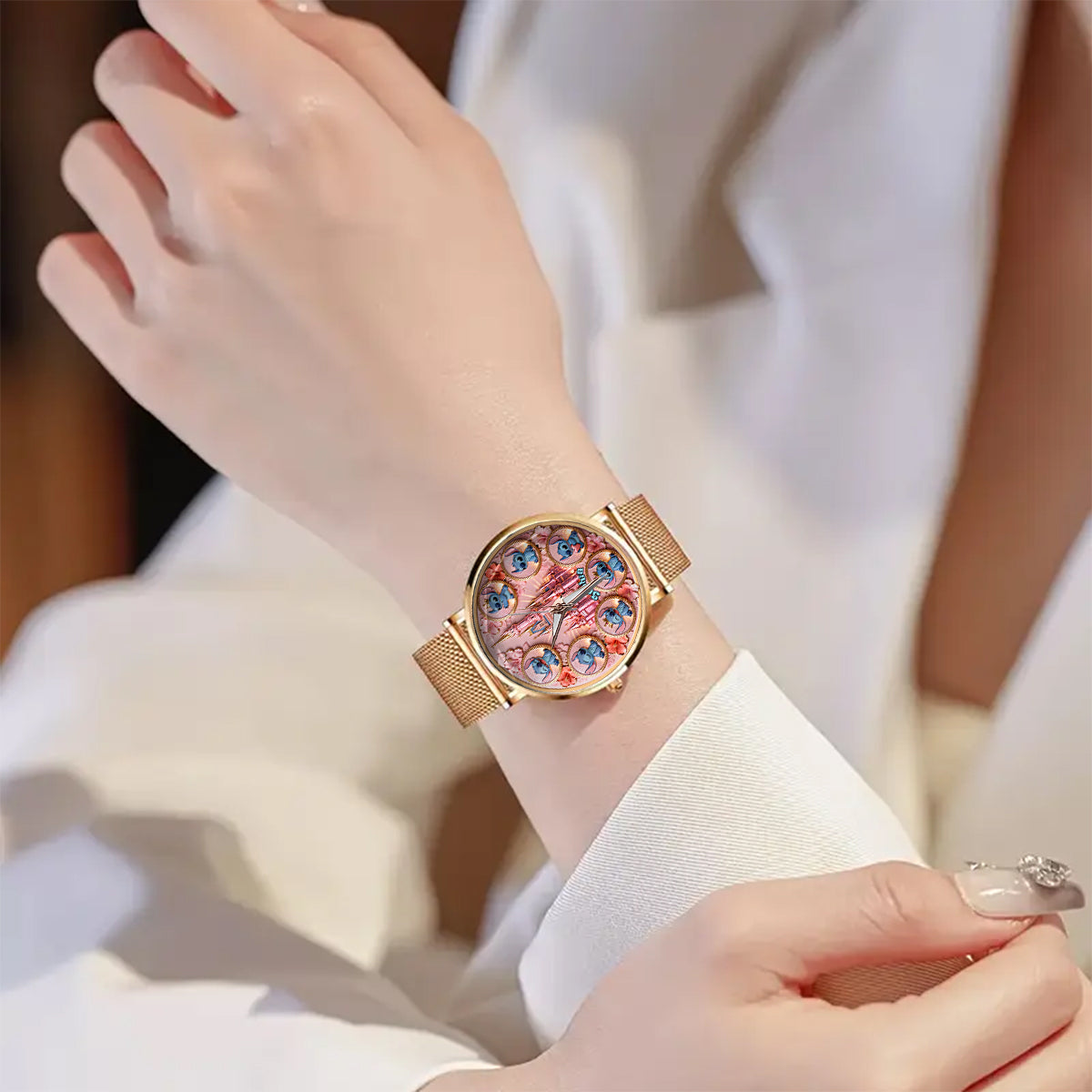 Ohana Means Family - Personalized Ohana Women Hand Watch