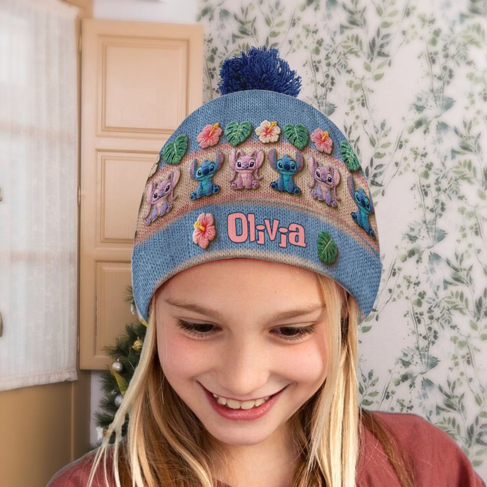 Ohana Vibe - Personalized Ohana Beanie Hat