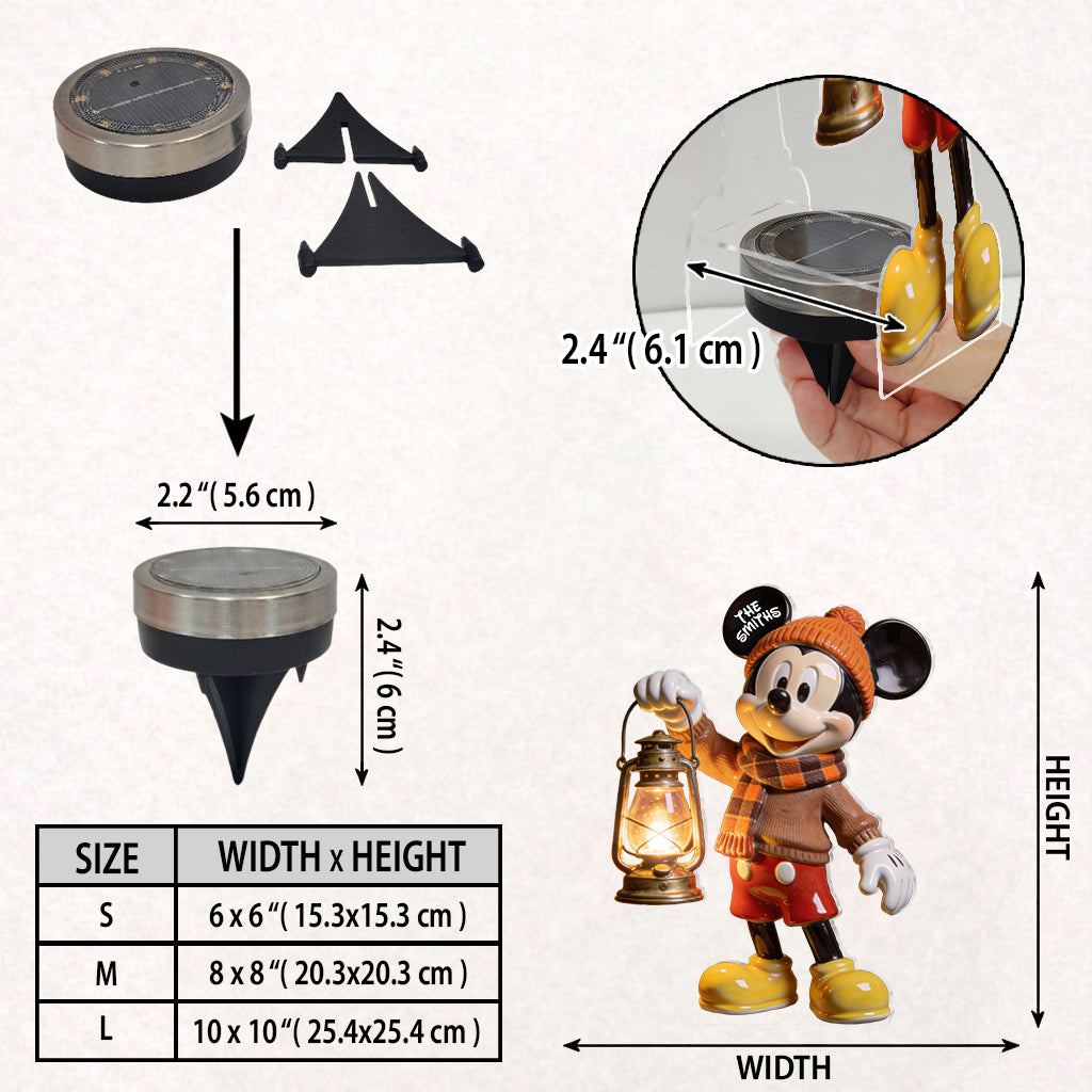 Magical Autumn - Personalized Mouse Solar Acrylic Light