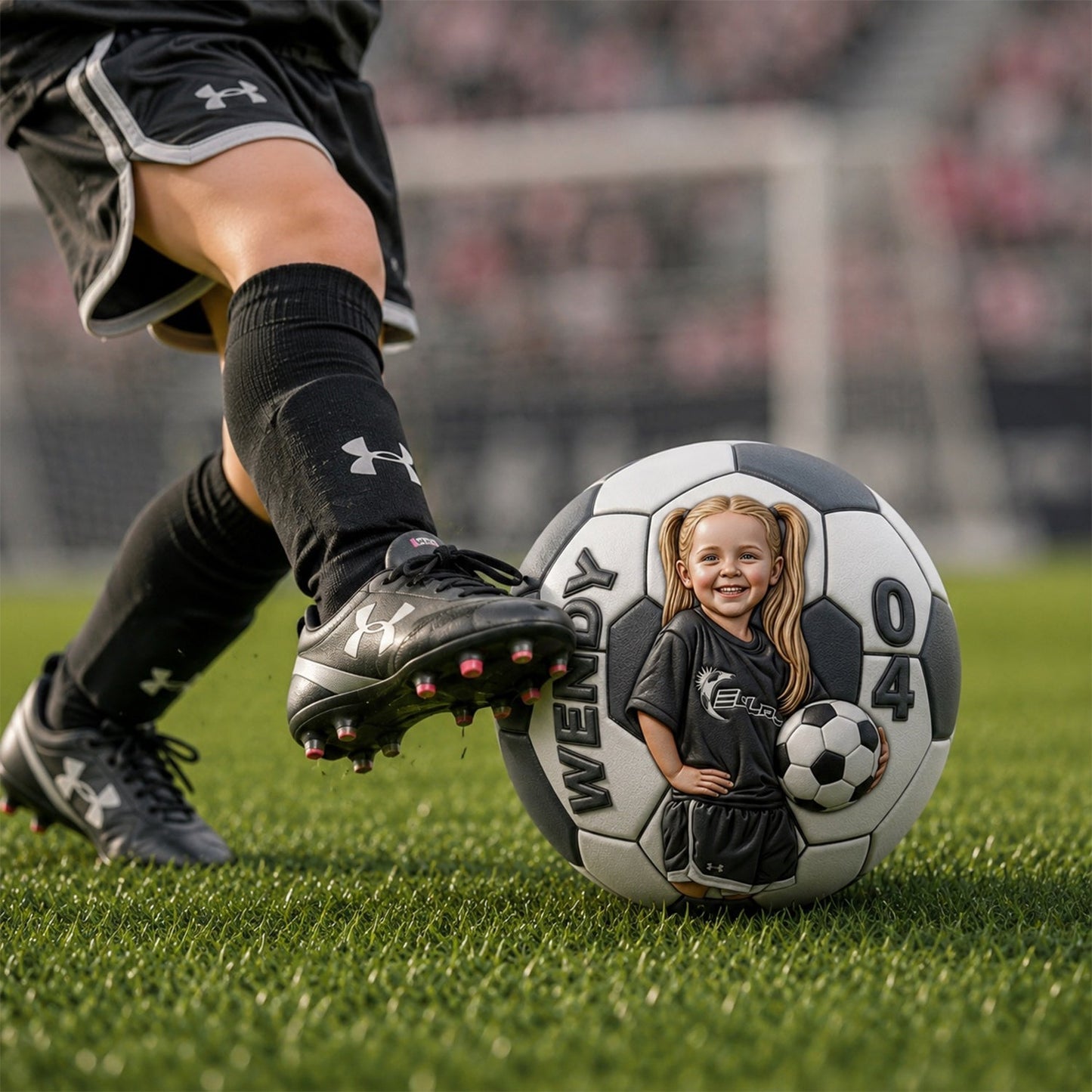 Any Photo Birthday Gift For Soccer Players - Personalized Kid Multi-Sport Ball