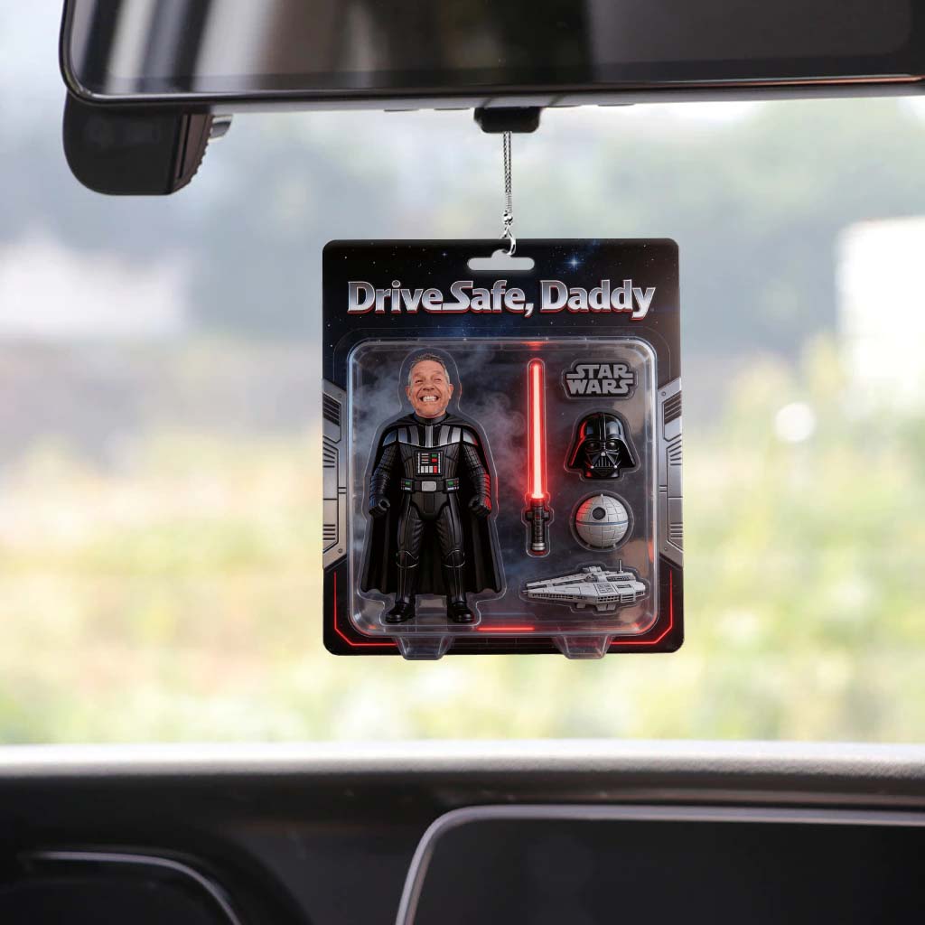 Gift for Dad, Best Dad In The Galaxy, Drive Safe Dad - Personalized The Force Car Ornament