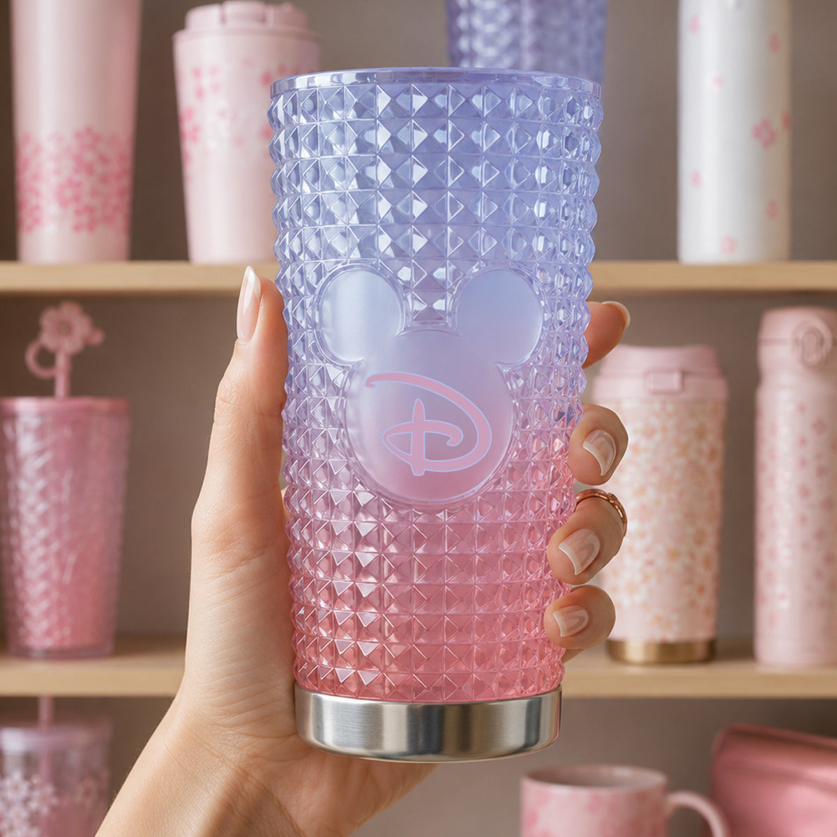 Lovely Mouse Ears - Personalized Mouse Tumbler