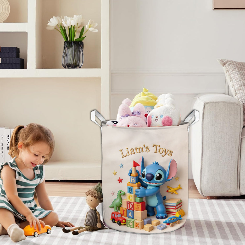 Toy Storage Basket - Personalized Ohana Storage Basket