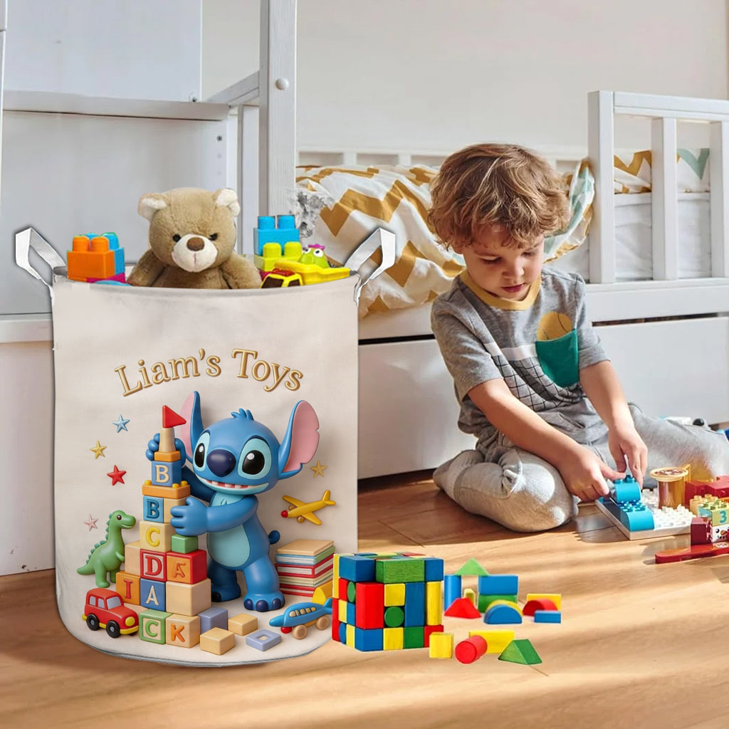 Toy Storage Basket - Personalized Ohana Storage Basket